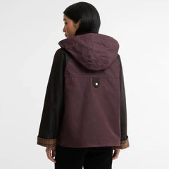 Barbour Womens Carville Wax Jacket Rustic / Bordeaux / Muted