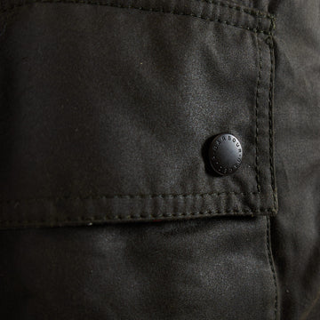 Barbour Womens Classic Beadnell Wax Jacket Olive - Parasol Store