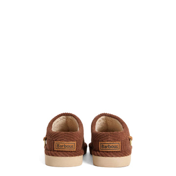 Barbour Womens Corbridge Slipper Tan Suede