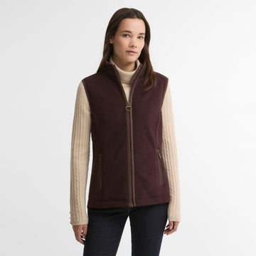 Barbour Womens Country Colton Fleece Gilet Fig