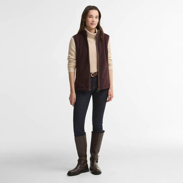 Barbour Womens Country Colton Fleece Gilet Fig