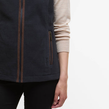 Barbour Womens Country Colton Fleece Gilet Navy