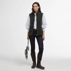 Barbour Womens Country Colton Fleece Gilet Sage