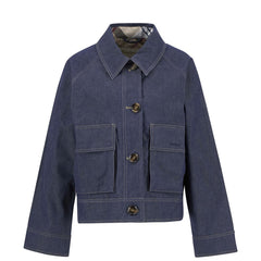 Barbour Womens Demi Showerproof Jacket Indigo/Hessian Tartan - Parasol Store