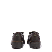 Barbour Womens Dolores Tassel Trim Loafer Dark Brown - Parasol Store