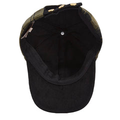 Barbour Womens Elaine Tartan Cap Olive Check - Parasol Store