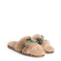 Barbour Womens Eleanora Slipper Taupe