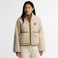 Barbour Womens Elenora Casual Fleece Jacket Ecru