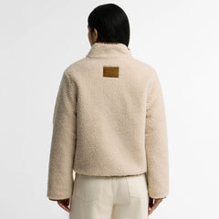 Barbour Womens Elenora Casual Fleece Jacket Ecru