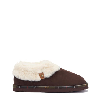 Barbour Womens Eloise Bootie Slipper Brown - Parasol Store