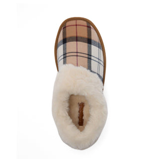 Barbour Womens Eloise Tartan Slipper Boots Hessian Tartan