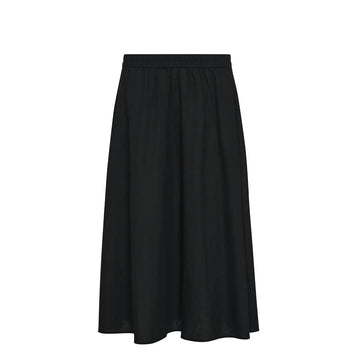 Barbour Womens Elsie Midi Skirt Black - Parasol Store
