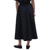 Barbour Womens Elsie Midi Skirt Black
