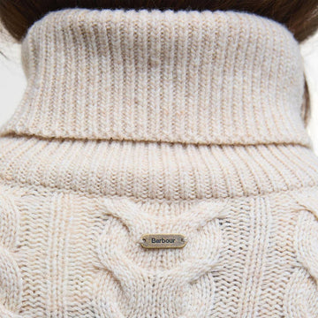 Barbour Womens Embleton Rollneck Jumper Birch - Parasol Store
