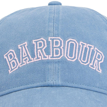 Barbour Womens Emily Sports Cap Chambray / Shell Pink - Parasol Store
