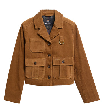Barbour Womens Emmy Casual Jacket Tan / Shadow Classic