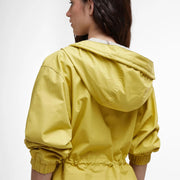 Barbour Womens Evie Showerproof Parka Limeade/Light Sand - Parasol Store
