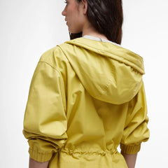 Barbour Womens Evie Showerproof Parka Limeade/Light Sand - Parasol Store