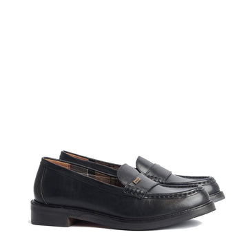 Barbour Womens Francis Loafer Black - Parasol Store