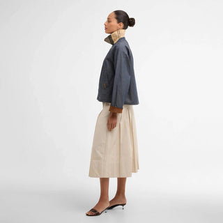 Barbour Womens Freckleton Denim Jacket Indigo / Dress - Parasol Store