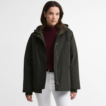 Barbour Womens Hester Waterproof Jacket Sage / Classic