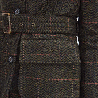 Barbour Womens Hollie Wool Jacket Spiced Pumpkin - Parasol Store