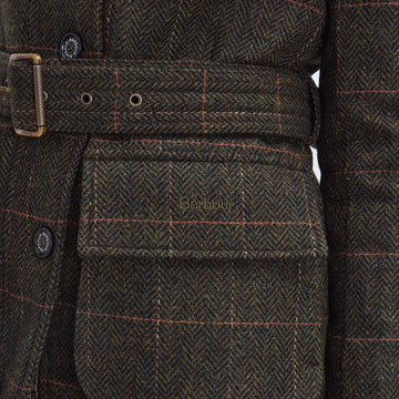 Barbour Womens Hollie Wool Jacket Spiced Pumpkin - Parasol Store