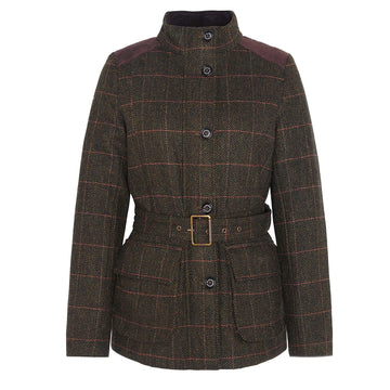 Barbour Womens Hollie Wool Jacket Spiced Pumpkin - Parasol Store
