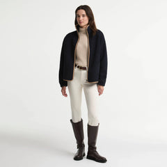 Barbour Womens Homeswood Fleece Dark Navy