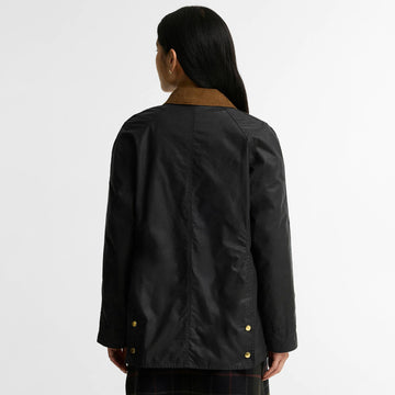 Barbour Womens Icons Beadnell Wax Jacket Navy / Birchwood