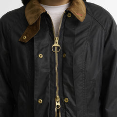 Barbour Womens Icons Beadnell Wax Jacket Navy / Birchwood