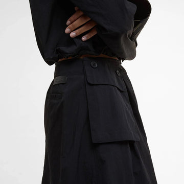 Barbour Womens Imelda Midi Skirt Black - Parasol Store