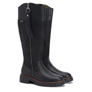 Barbour Womens Ingrid Tall Boot Black - Parasol Store
