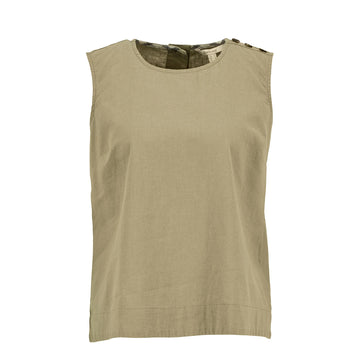 Barbour Womens Josie Top Bleached Olive
