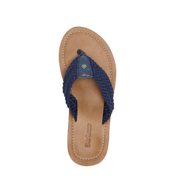 Barbour Womens Kelburn Beach Sandal Navy - Parasol Store