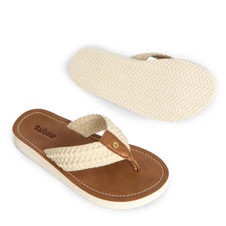 Barbour Womens Kelburn Beach Sandal White - Parasol Store