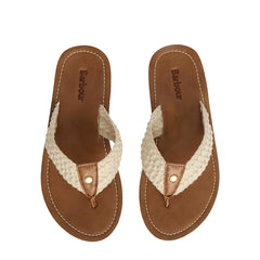 Barbour Womens Kelburn Beach Sandal White - Parasol Store