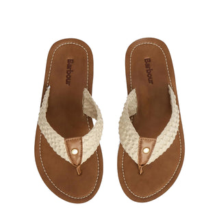 Barbour Womens Kelburn Beach Sandal White - Parasol Store