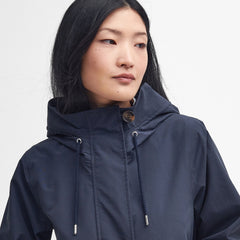 Barbour Womens Lansdowne Waterproof Jacket Dark Navy - Parasol Store