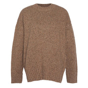 Barbour Womens Lavensdale Crew Knitted Jumper Honey - Parasol Store