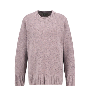Barbour Womens Lavensdale Crew Knitted Jumper Pink Blush