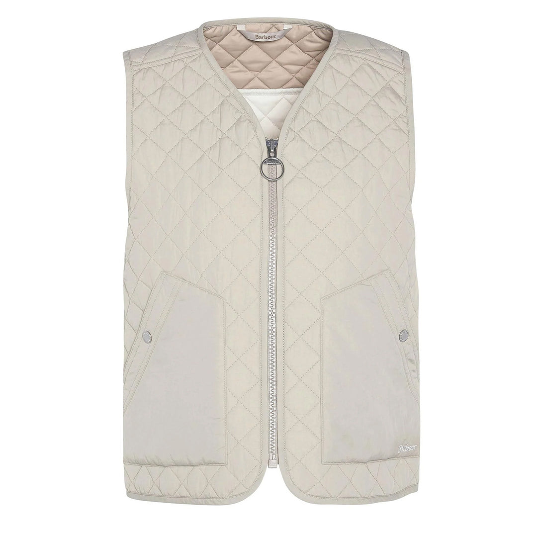 Barbour Womens Louise Gilet Light Sand - Parasol Store