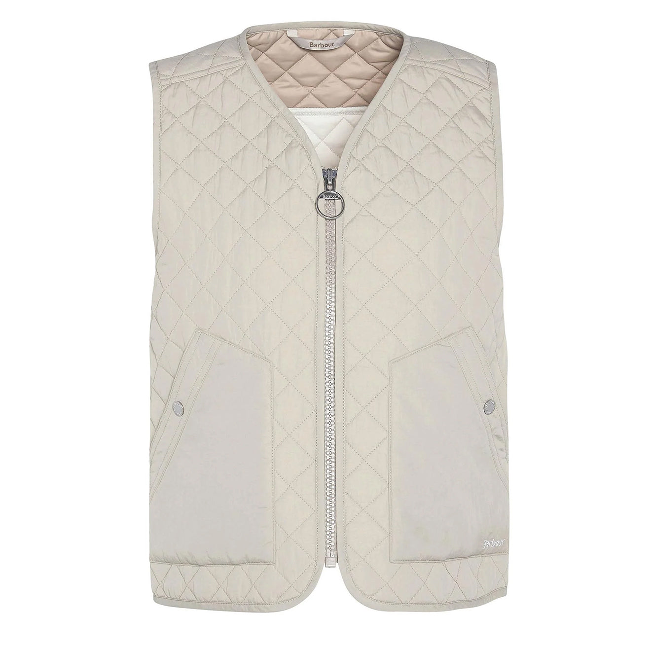 Barbour Womens Louise Gilet Light Sand - Parasol Store