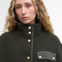 Barbour Womens Mabel Fleece Olive - Parasol Store