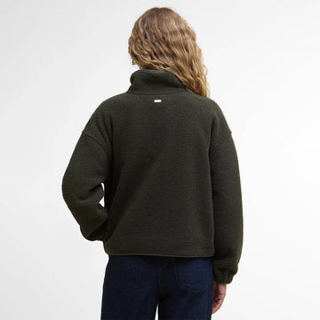 Barbour Womens Mabel Fleece Olive - Parasol Store
