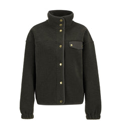 Barbour Womens Mabel Fleece Olive - Parasol Store