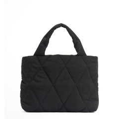 Barbour Womens Mariah Quilted Mini Tote Bag Black/Ancient - Parasol Store