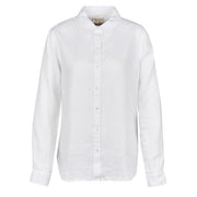 Barbour Womens Marine Relaxed Shirt White - Parasol Store