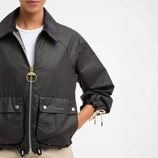 Barbour Womens Marron Waxed Jacket Grey / Dress