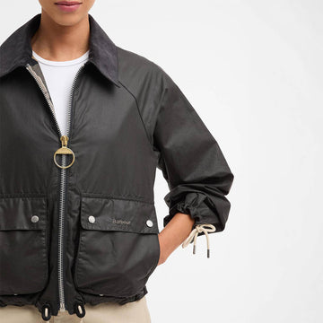 Barbour Womens Marron Waxed Jacket Grey / Dress